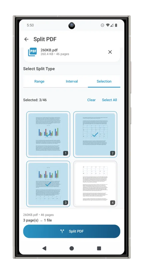 PDF teilen auf Android